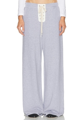 YEAR OF OURS Football Sweatpant in Heather Grey - Light Grey. Size L (also in M, S, XS).