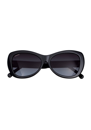 Bertha Ladies Black Square Sunglasses BRSIT101-2