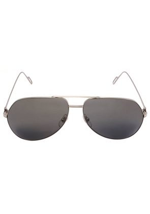 Cartier Grey Pilot Unisex Sunglasses CT0110S 013 62