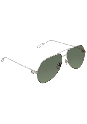 Cartier Green Pilot Mens Sunglasses CT0110S 008 62