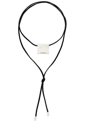 Eliou Tatum Wrap Necklace in Silver Plated - Metallic Silver. Size all.