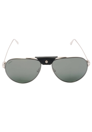 Cartier Green Pilot Unisex Sunglasses CT0166S 004 60