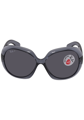 Ray Ban Jackie Ohh II Transparent Grey Butterfly Ladies Sunglasses RB4098 659281 60