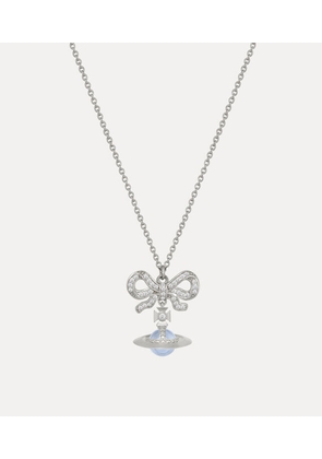 Vivienne Westwood Octavie Pendant Necklace Platinum-light-blue-white-cz Platinum-light-blue-white-cz Women