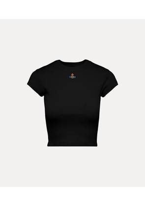 Vivienne Westwood Baby Peru T-shirt Rib Jersey Black M Women