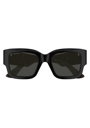 Gucci Grey Square Ladies Sunglasses GG1663S 001 52