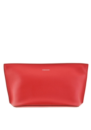 Ferragamo Leather Zip Pouch