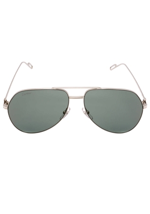 Cartier Premiere de Cartier Green Pilot Unisex Sunglasses CT0110S 004 60