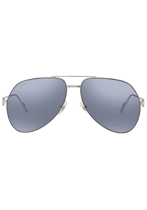 Cartier Premiere de Cartier Blue Pilot Unisex Sunglasses CT0110S 006 62