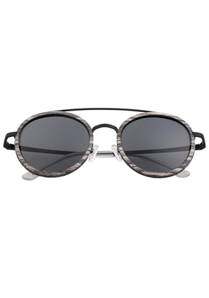 Earth Unisex Black Round Sunglasses ESG048GB