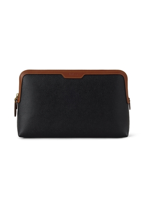Mulberry Medium Cosmetic Pouch Black-Cognac