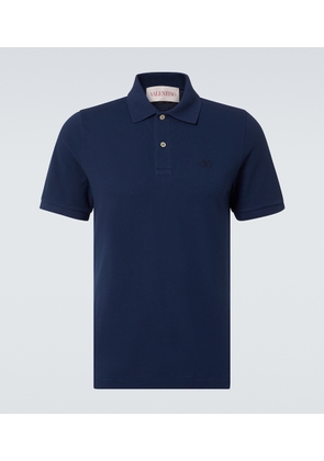 Valentino VLogo Signature cotton pique polo shirt