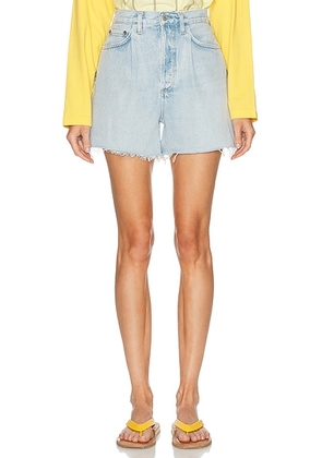 AGOLDE Rhoda Short in Detach - Blue. Size 23 (also in 24, 25, 26, 27, 28, 29, 30, 32, 34).