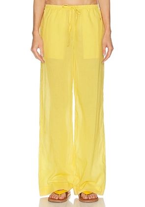 Eterne Brody Pant in Saffron - Yellow. Size L (also in M, S, XL, XS).