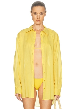 Eterne Lucien Top in Saffron - Yellow. Size L/XL (also in M/L, XS/S).