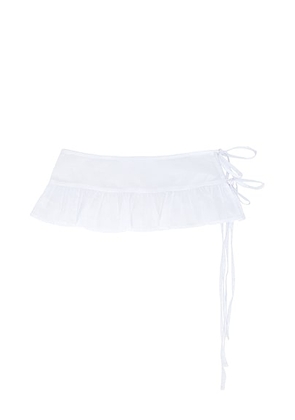 Deiji Studios Flounce Belt in White - White. Size all.