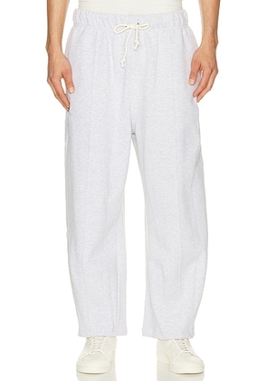 Adidas Originals x Bad Bunny Sweatpants in Light Grey Heather - Grey. Size L (also in M, S, XL/1X, XXL/2X).