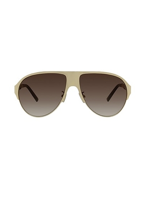 Givenchy Sunglasses in Gold & Gradient Brown - Brown. Size all.