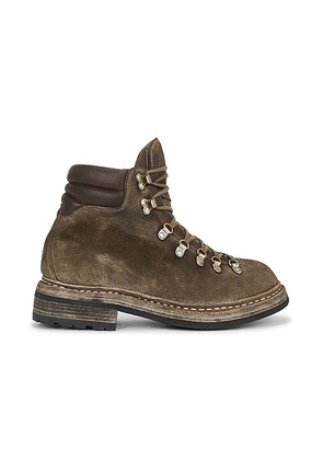Guidi 19M Hiking Boot in Reverse Grain Brown - Brown. Size 41 (also in 42, 43, 44, 45).