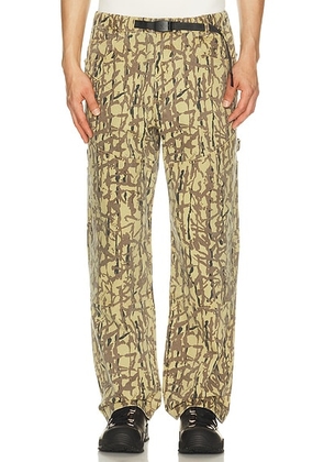 Gramicci Taos Canvas Pant in Khaki Reed - Brown. Size L (also in M, S, XL/1X).