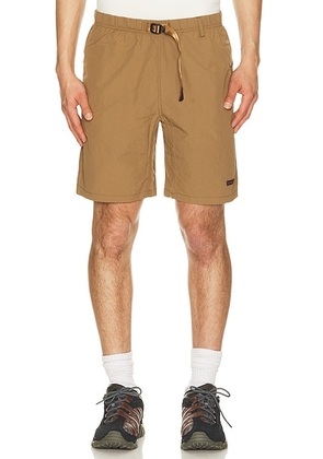 Gramicci Nylon Packable G-short in Coyote - Grey. Size L (also in M, S, XL/1X).