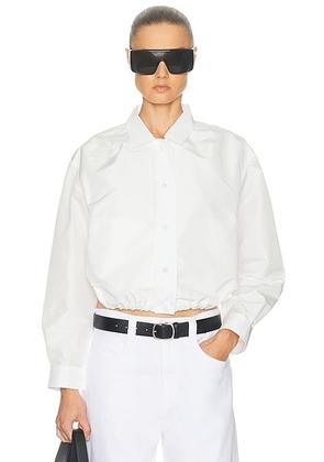 Jil Sander Tech Jacket in Optic White - White. Size 40 (also in 44).