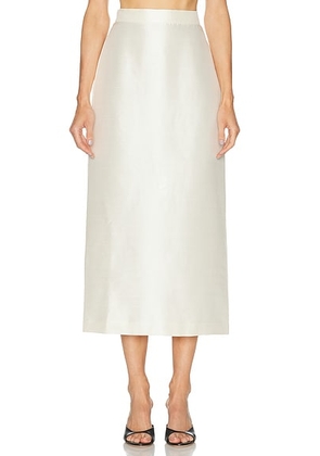 HEIRLOME Irene Skirt in Ivory - Ivory. Size 0 (also in 2, 4, 6).