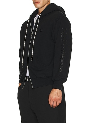 No Problemo Alien-O Zip Through Hoodie in Black - Black. Size M (also in ).