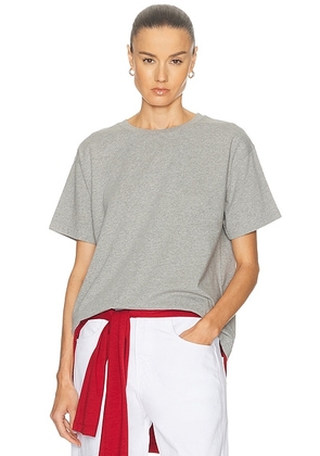 American Vintage Fizvalley T-Shirt in Gris Chine - Grey. Size L (also in M, S).