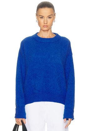 American Vintage Vitow Crewneck Sweater in Olympe Chine - Royal. Size M/L (also in XS/S).