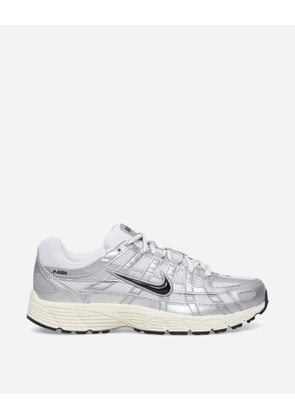 P-6000 Sneakers White / Metallic Silver