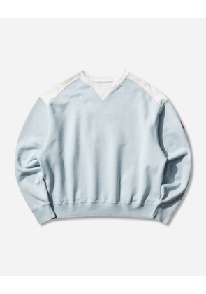 Men s Panel Shoulder Crewneck Sweatshirt Blue