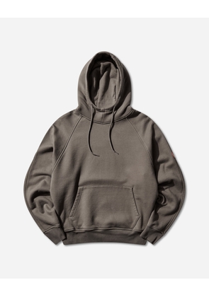 Men s Solid Big Heavy Hoodie Khaki