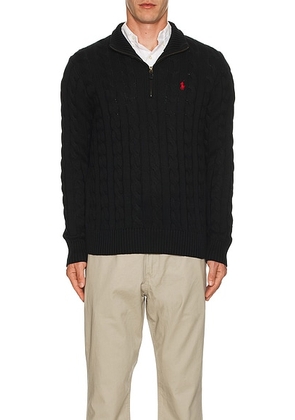 Polo Ralph Lauren Long Sleeve Pullover in Black - Black. Size S (also in XL/1X).
