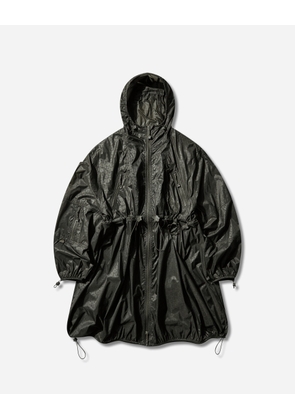 Women s Cecilie Bahnsen Emma Long Wind Jacket Forest Night Green