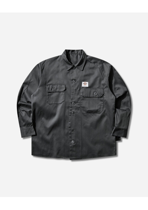 Men s Dickies Work Shirt Charcoal
