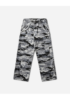 Men s Label Ripstop Cargo Pants Grey