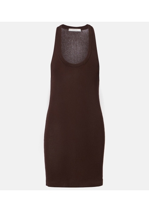 Lemaire Ribbed crepe minidress