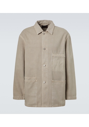 Lemaire Oversized cotton twill overshirt