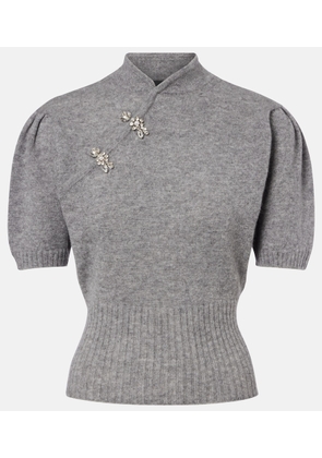 Simone Rocha Embellished cashmere sweater