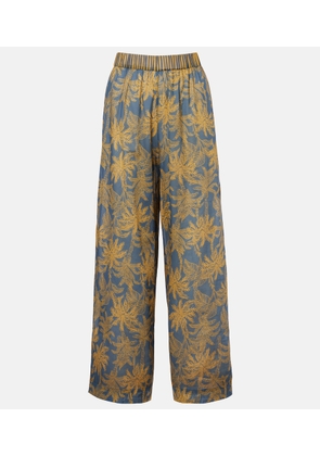 Eres Itinerant cotton voile wide-leg pants