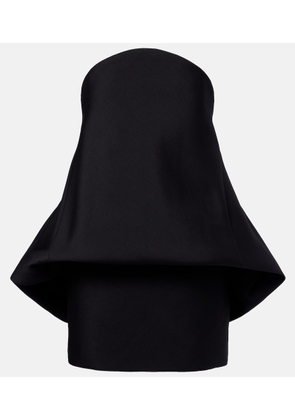 Balenciaga Peplum bustier dress