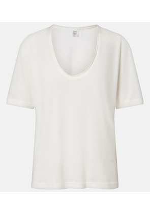 Toteme Cotton and silk T-shirt