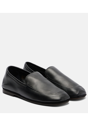 Lemaire Outdoor leather slip-on shoes