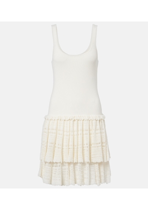Polo Ralph Lauren Crochet ribbed-knit minidress