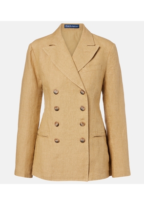 Polo Ralph Lauren Double-breasted linen blazer
