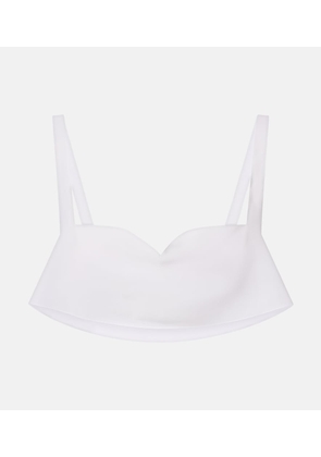 Prada Silk crepe de chine bra top