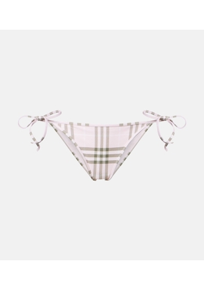 Burberry Burberry Check bikini bottoms