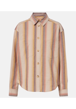Isabel Marant Mahvane striped cotton shirt