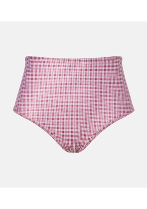 Faithfull Reyes checked bikini bottoms